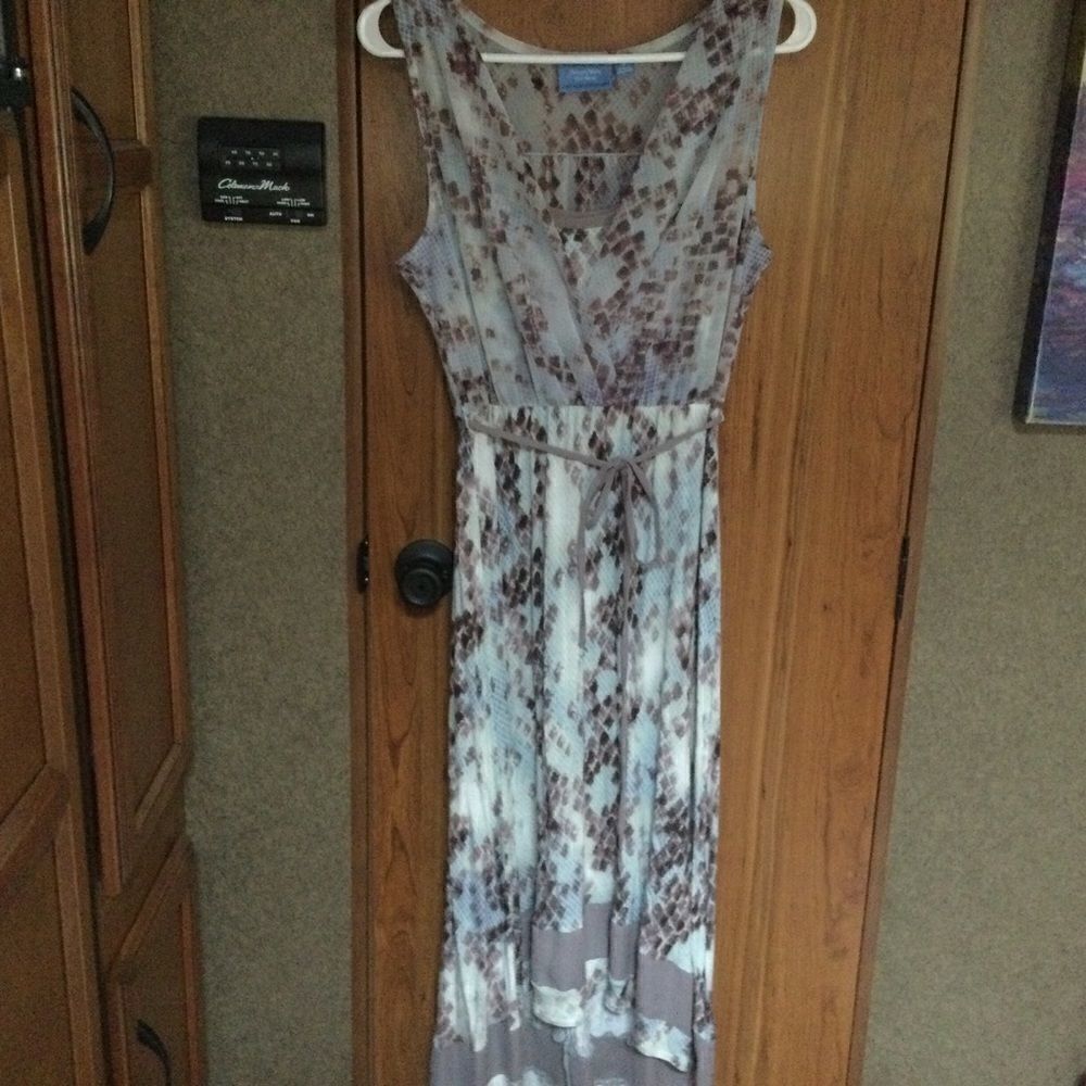 NWOT Vera Wang  Women’s Dress Sz M Blue & Beige